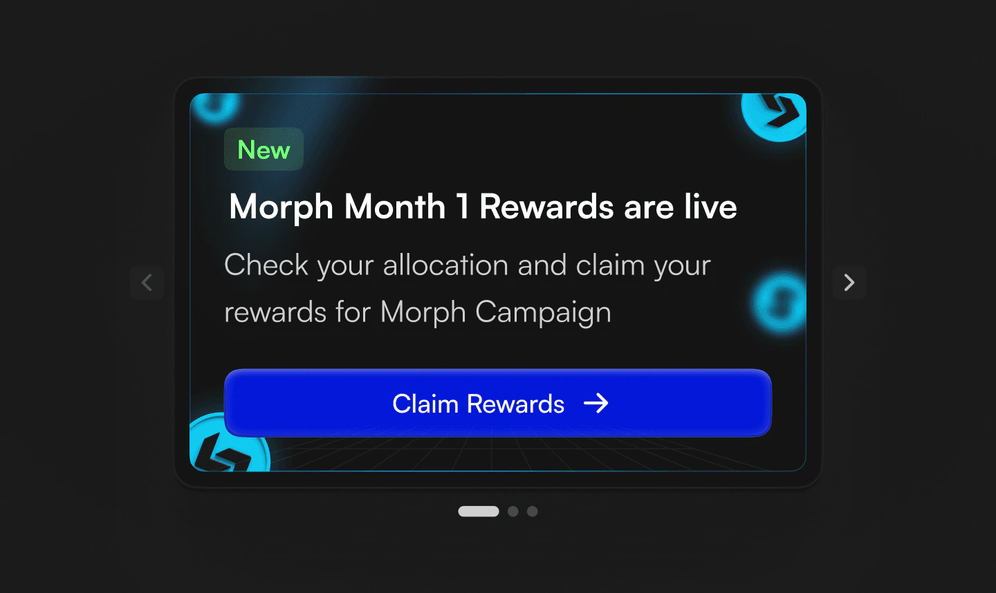 Monthly campaign rewards going live